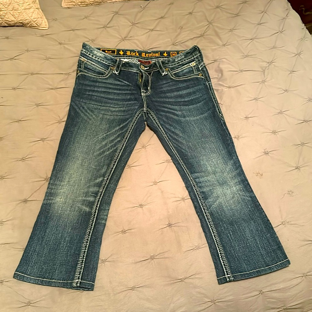Rock Revival Capri Jeans. Size 30. Boot cut.